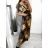 Šaty košilové dlouhý rukáv dámské (S/M ONE SIZE) ITALSKÁ MODA IMB229927 M / L blue