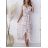 Women's Long Summer Chiffon Strapless Dress (S/M ONE SIZE) ITALIAN FASHION IMWGG231793