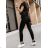 Women's tracksuit T-shirt and sweatpants set (S-XL) POLISH FASHION PMWD231800
