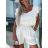 Women's Long Chiffon Short Sleeve Dress (S/M ONE SIZE) ITALIAN FASHION IMWGS231048