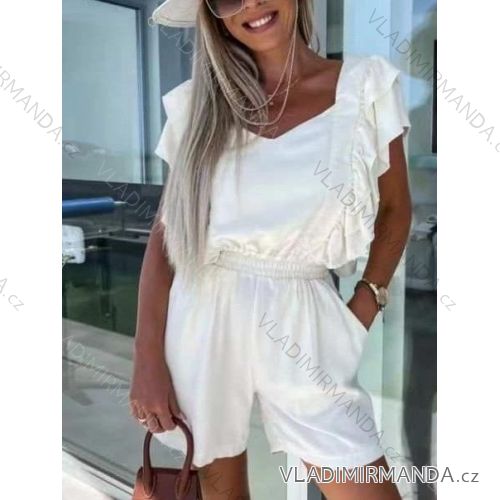 Women's Long Chiffon Short Sleeve Dress (S/M ONE SIZE) ITALIAN FASHION IMWGS231048