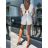 Women's Long Chiffon Short Sleeve Dress (S/M ONE SIZE) ITALIAN FASHION IMWGS231048