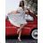 Women's Long Chiffon Short Sleeve Dress (S/M ONE SIZE) ITALIAN FASHION IMWGS231048