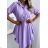 Women's Long Chiffon Short Sleeve Dress (S/M ONE SIZE) ITALIAN FASHION IMWGS231048