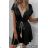 Women's Long Chiffon Short Sleeve Dress (S/M ONE SIZE) ITALIAN FASHION IMWGS231048