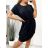 Women's Lace Cotton Short Sleeve Dress (S/M ONE SIZE) ITALIAN FASHION IMM23M7267