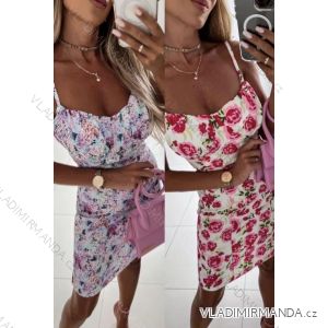 Women's Long Chiffon Short Sleeve Dress (S/M ONE SIZE) ITALIAN FASHION IMWGS231048