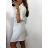 Dress with 3/4-sleeve ladies pocket (uni sl) ITALIAN Fashion IMWD20529 S/M béžová