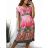 Women's Sleeveless Icecool Summer Dress (M/L, XL/2XL) AINUOSI ITALIAN FASHION IMB239917/DU