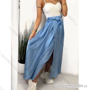 Women's Summer Long Satin Skirt (S/M ONE SIZE) ITALIAN FASHION IMM23MS63065/DU