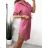 Women's 3/4 Short Sleeve Shirt Dress (S/M/L/XL ONE SIZE) ITALIAN FASHION IMC23025
