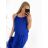 Women's Long Flared Dress Carmen Shoulders (S / M ONE SIZE) ITALIAN FASHION IMWA221622 M / L Neon green