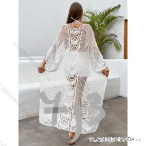 Summer dress with bare shoulders short sleeve lace women (uni m / l) ITALIAN MODE IMD20304