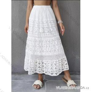 Women's long satin skirt (S / M ONE SIZE) ITALIAN FASHION IMD22467