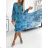 Women's Long Elegant Long Sleeve Dress (S/M ONE SIZE) ITALIAN FASHION IMWGB23951