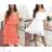 Women's Strappy Chiffon Summer Dress (S/M ONE SIZE) ITALIAN FASHION IMWPO232047