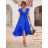 Women's Summer Elegant Sleeveless Dress (S/M ONE SIZE) ITALIAN FASHION IMD22351 pink S/M