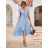 Women's Summer Elegant Sleeveless Dress (S/M ONE SIZE) ITALIAN FASHION IMD22351 pink S/M