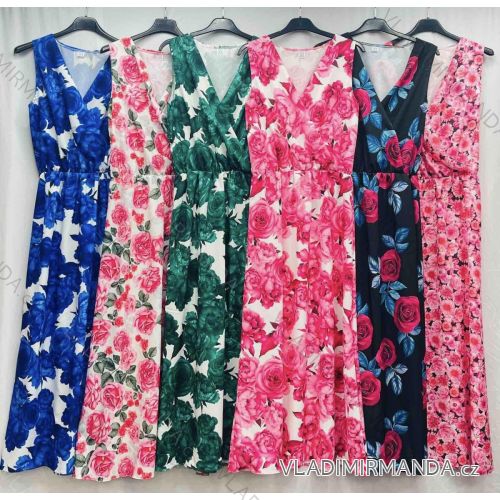 Summer short sleeve summer dress (S / M ONE SIZE) ITALIAN FASHION IMWY21019