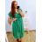 Women's Long Chiffon Short Sleeve Dress (S/M ONE SIZE) ITALIAN FASHION IMWGS231048