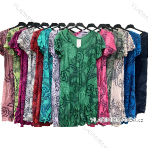 Women's Long Sleeveless Summer Dress (S / M / L ONE SIZE) ITALIAN FASHION IMC22418
