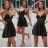 Women's elegant dress with straps (S/M ONE SIZE) ITALIAN FASHION IMPSH23001