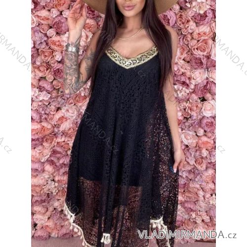 Dress with 3/4-sleeve ladies pocket (uni sl) ITALIAN Fashion IMWD20527