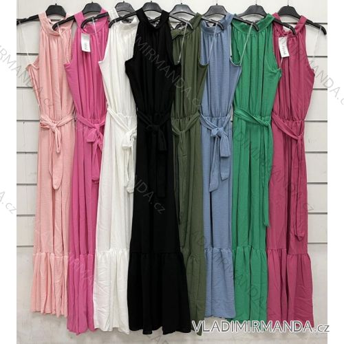 Buttoned Dress with Buttoned Ladies (uni s-m) ITALIAN FASHION IM2203948