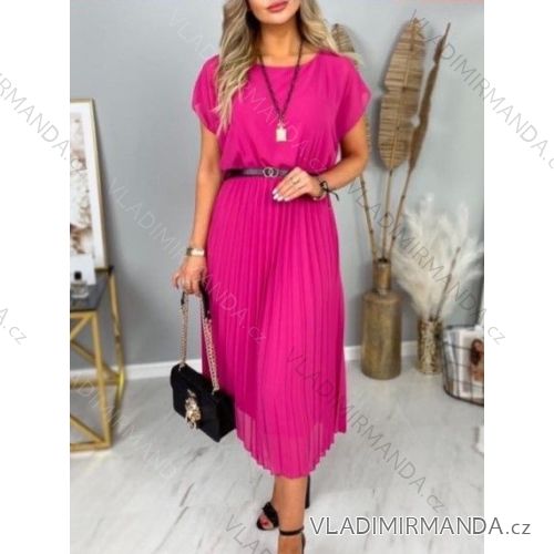 Buttoned Dress with Buttoned Ladies (uni s-m) ITALIAN FASHION IM2203948