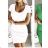 Women's Summer Short Sleeve Dress (S / M ONE SIZE) ITALIAN FASHION IMWB22017