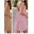 Long summer dress for women (S / M ONE SIZE) ITALIAN FASHION IMWB222567