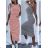 Women's Stripe Long Summer Strapless Dress (S/M ONE SIZE) ITALIAN FASHION IMWB23326
