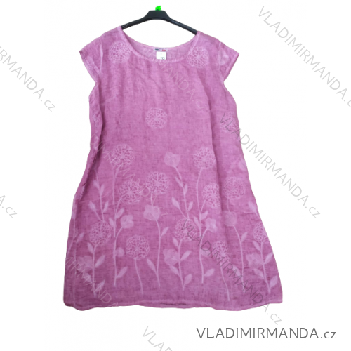 Shirt 3/4 sleeve ladies strip (4XL/5XL ONE SIZE) ITALSKÁ MÓDA IM422026