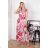Women's Summer Sleeveless Long Dress (S/M ONE SIZE) ITALIAN FASHION IMWE232106
