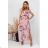 Women's Summer Sleeveless Long Dress (S/M ONE SIZE) ITALIAN FASHION IMWE232106