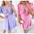 Women's Summer Elegant Short Sleeve Dress (S/M ONE SIZE) ITALIAN FASHION IMWGB232150