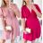 Women's Summer Elegant Short Sleeve Dress (S/M ONE SIZE) ITALIAN FASHION IMWGB232150
