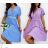 Women's Summer Elegant Belt Short Sleeve Dress (S/M ONE SIZE) ITALIAN FASHION IMWGB232151