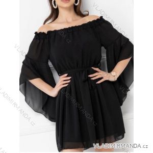 Women's Carmen Long Sleeve Dress (S/M ONE SIZE) ITALIAN FASHION IMWGS223370