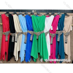 Women's Sleeveless Strap Summer Dress (S/M ONE SIZE) ITALIAN FASHION IMWGM232181