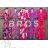Women's Long Summer Short Sleeve Dress (S/M ONE SIZE) ITALIAN FASHION IMWGB232188