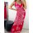 Šaty košilové dlouhý rukáv dámské (S/M ONE SIZE) ITALSKÁ MODA IMB23H03 M / L dark blue