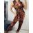 Women's elegant icecool jumpsuit (M/L, XL/XXL) AINUOSI ITALIAN FASHION IMB237781 M/L orange