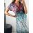 Women's summer icecool dress with sleeve (M/L, XL/2XL) AINUOSI ITALIAN FASHION IMB239922