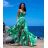 Women's long chiffon summer dress (S / M ONE SIZE) ITALIAN FASHION IMWB222509
