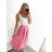 Women's Medium Length Skirt (S/M ONE SIZE) ITALIAN FASHION IMM23HG4911