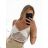 Women's strappy crop top (S/M ONE SIZE) ITALIAN FASHION IMPGM232348