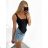 Šaty letní na ramínka dámské (S/M ONE SIZE) ITALSKÁ MÓDA IMPBB22B21841 S/M white