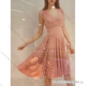 Ladies Long Sleeved Dress (S / M ONE SIZE) ITALIAN FASHION IMM211555