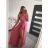 Women's long satin dress with variable binding summer (S / M / L ONE SIZE) ITALIAN FASHION IMM2250677
